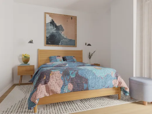 Bedroom · Midcentury Modern designed by Alyssa