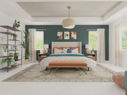 Bedroom designed by Amber