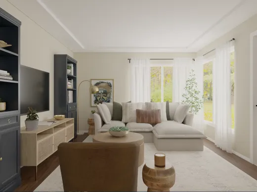 Living Room · Eclectic designed by Tara