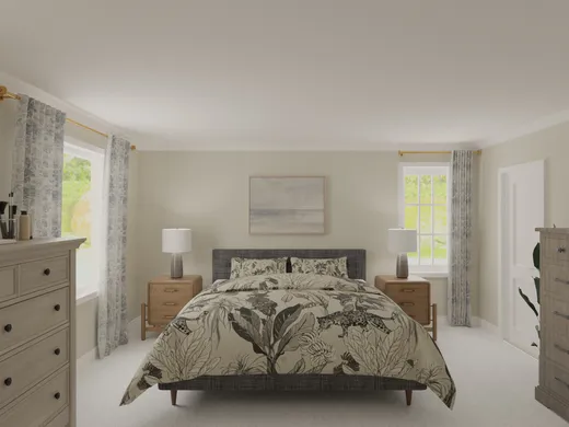 Bedroom · Transitional designed by Christopher