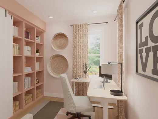 Reading Room · Eclectic designed by Hilary