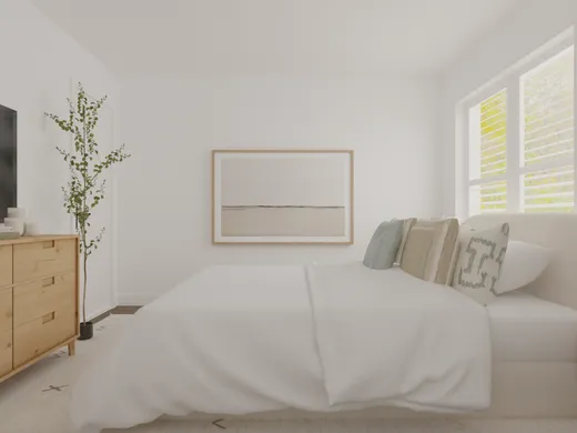 Bedroom · Transitional designed by Tara