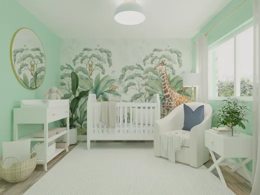 Nursery · Contemporary designed by Kait