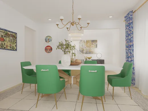 Dining Room · Contemporary designed by Kait