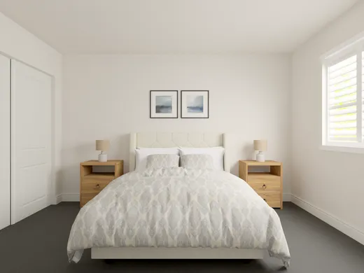 Bedroom · Transitional designed by Ashley