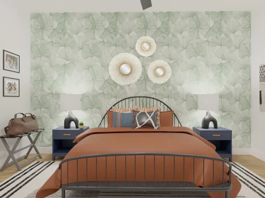 Bedroom · Eclectic designed by Jamie