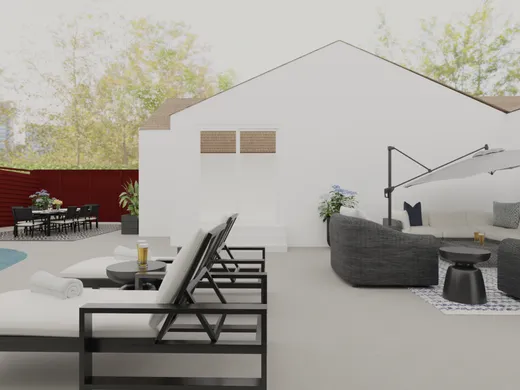 Outdoor Space · Glam designed by Kait