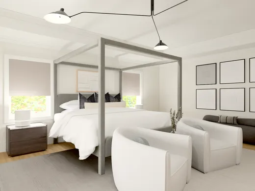 Bedroom designed by Ashley