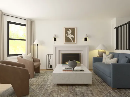 Living Room · Contemporary designed by Grace