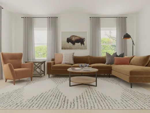 Living Room · Farmhouse designed by Alyssa