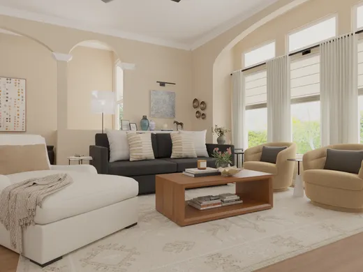 Living Room · Modern designed by Roslyn