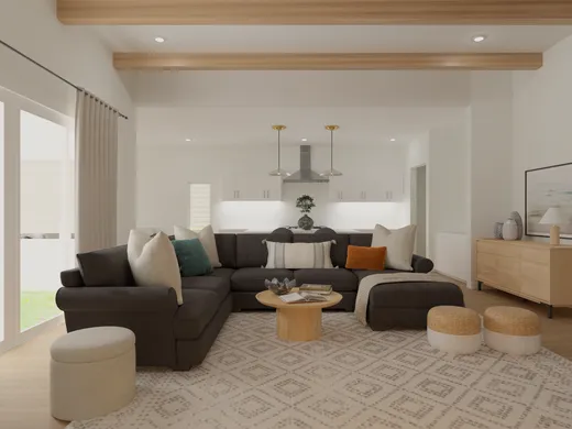 Living Room · Contemporary designed by Sana