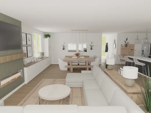 Living Room · Contemporary designed by Rosa