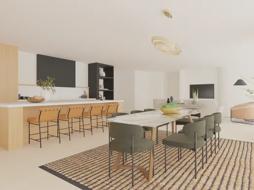 Dining Room · Midcentury Scandi designed by Marisa