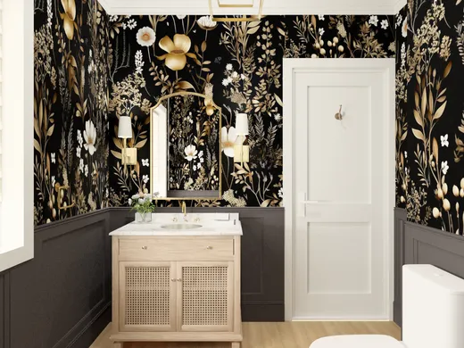 Bathroom designed by Ashley