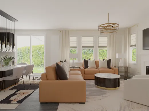 Living Room · Modern designed by Toussaint