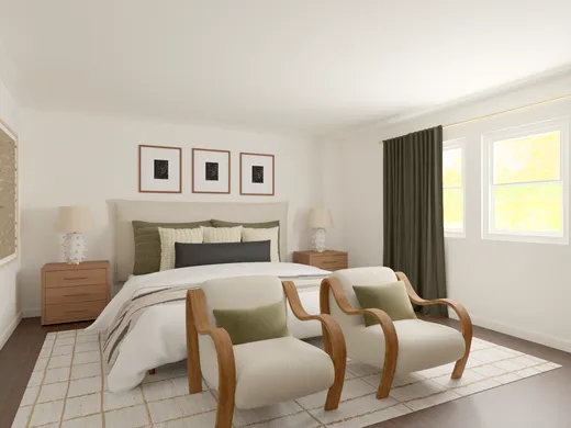 Bedroom · Transitional designed by Ashley