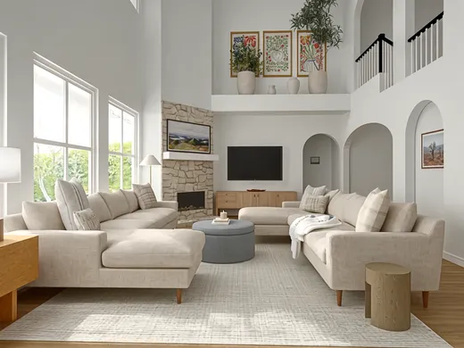 Living Room · Bohemian designed by Kait