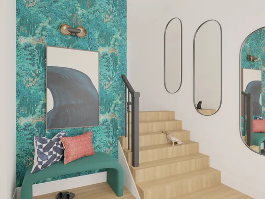 Entryway · Eclectic designed by Jamie