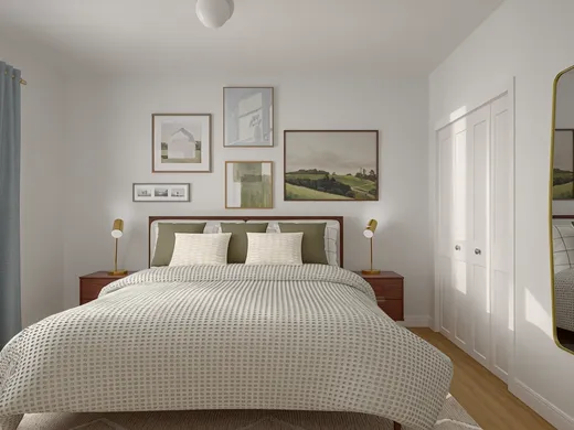 Bedroom · Transitional designed by Kait