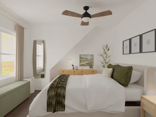 Bedroom designed by Ashley