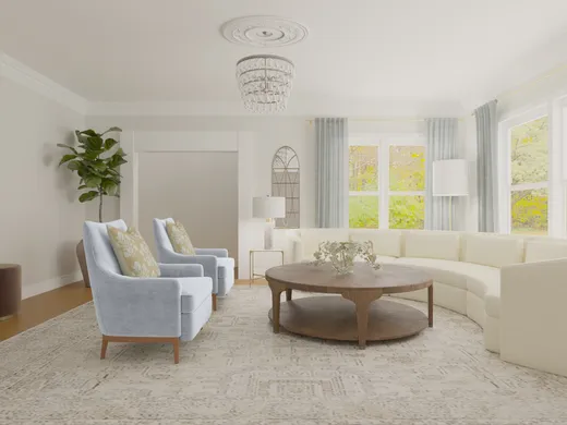 Living Room · Modern designed by Toussaint