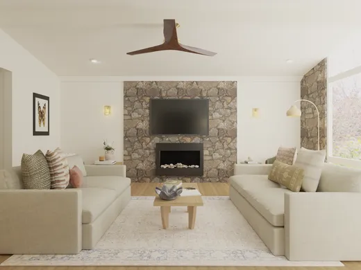 Living Room · California Cool designed by Kait