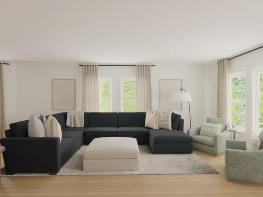 Living Room · Traditional designed by Laura