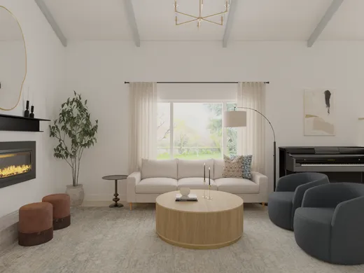 Living Room designed by Nichole