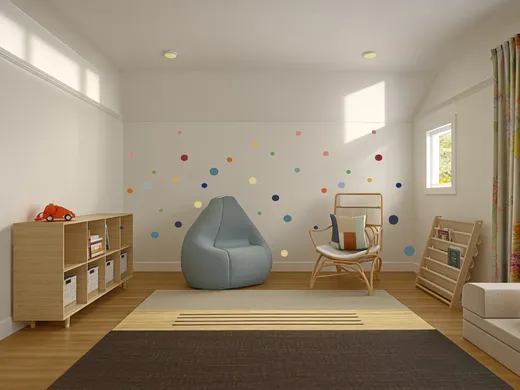 Playroom · Midcentury Modern designed by Stephanie