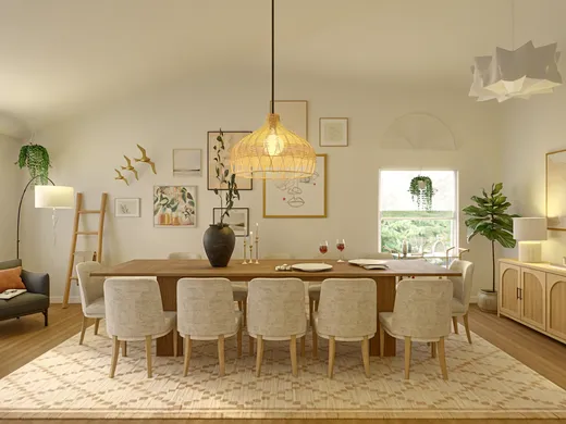 Dining Room · Minimal designed by Kait