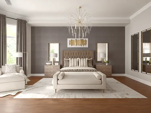 Bedroom · Glam designed by Roslyn