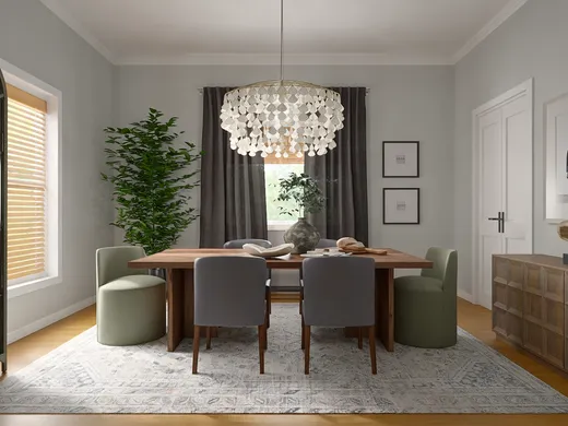 Dining Room · Organic Modern designed by Roslyn