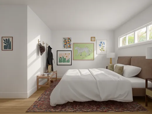 Bedroom · Midcentury Modern designed by Kait