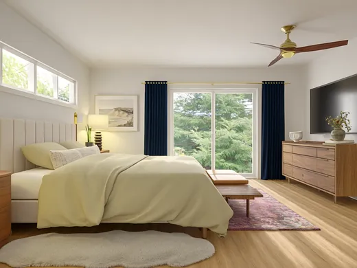 Bedroom · Midcentury Modern designed by Kait