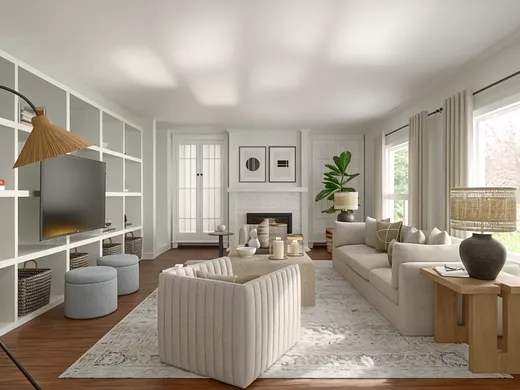 Living Room · Modern designed by Florencia