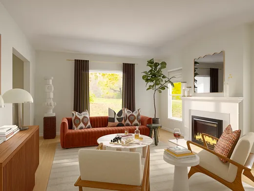 Living Room · Contemporary designed by Florencia