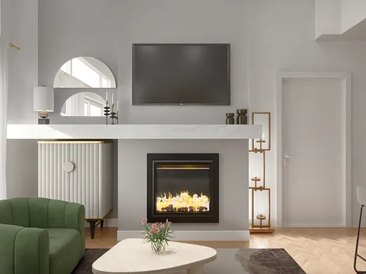 Living Room · Contemporary designed by Cayla