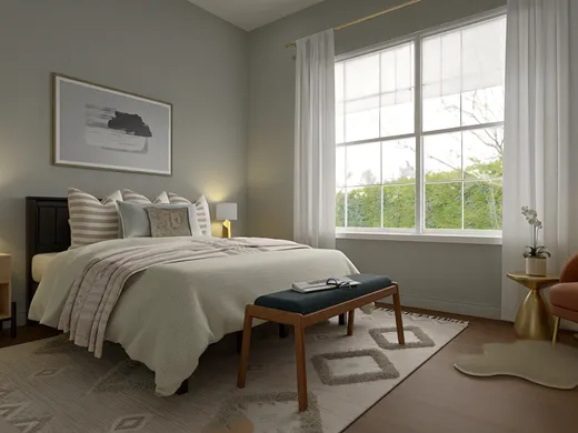 Bedroom · Transitional designed by Sana