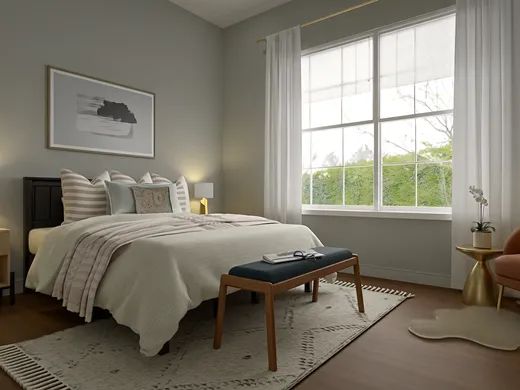 Bedroom · Transitional designed by Sana