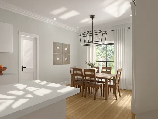 Dining Room · Transitional designed by Morgan