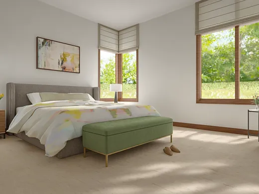 Bedroom · Midcentury Modern designed by Florencia