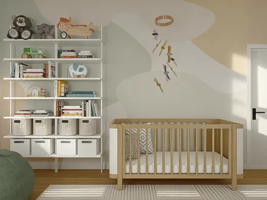 Nursery · Contemporary designed by Ashley