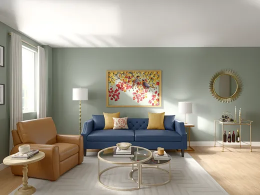 Living Room · Glam designed by Hazel