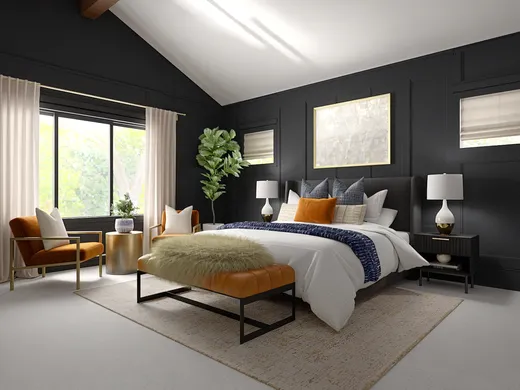 Bedroom · Transitional designed by Sana