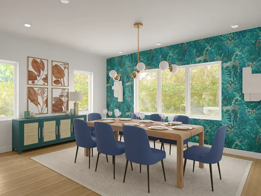 Dining Room · Midcentury Modern designed by Jamie