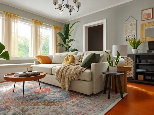 Living Room · Bohemian designed by Sana