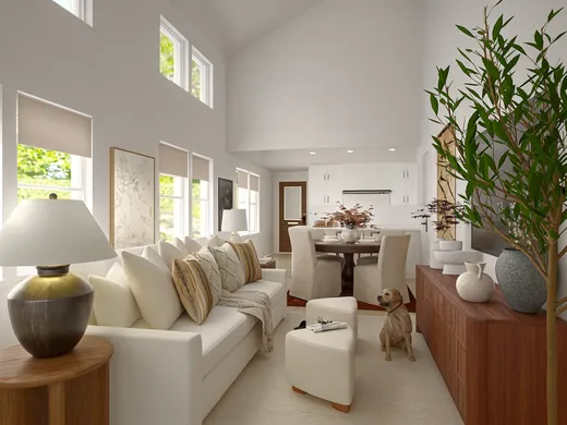 Living Room · Modern Cottage designed by Jamie