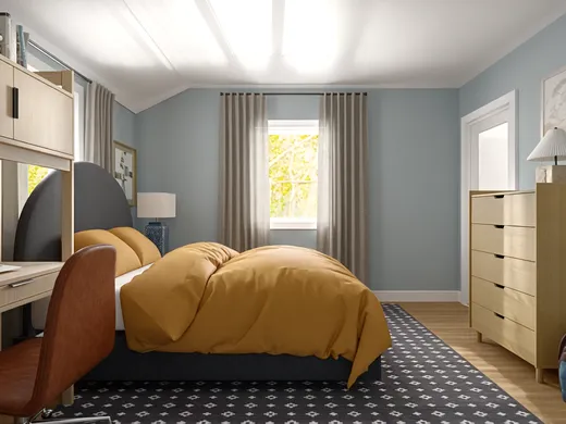 Bedroom designed by Kelly