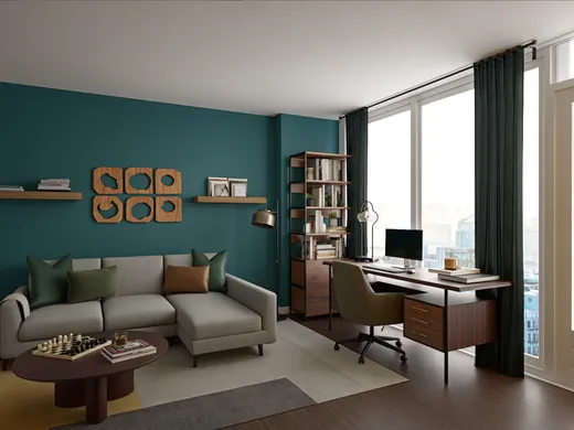 Living Room · Contemporary designed by Charlee